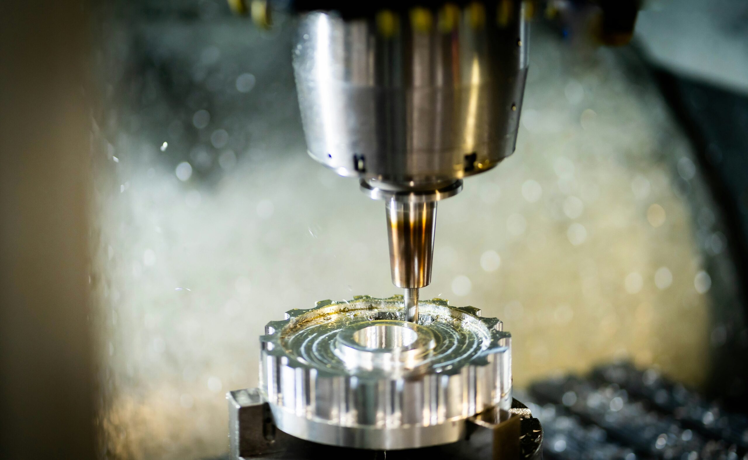 CNC Milling CNC Milling a metal part